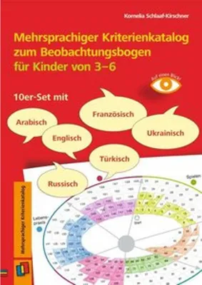 Produktbild von Mehrsprachiger Kriterienkatalog zum Beobachtungsbogen für Kinder von 3 bis 6