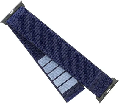 Produktbild von FIXED Nylon Sporty Strap, Gurt, Smartwatch, Dunkelblau, Apple, Apple Watch Ultra/Ultra 2/Ultra 3 49mm, Nylon