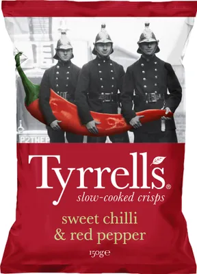 Image de Chips Tyrrells au piment doux 150g