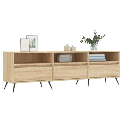 Produktbild von "2026 Aktion"TV-Schrank Industriestil - CLORIS - Fernsehenschrank - Sonoma-Eiche 150x30x44,5 cm Holzwerkstoff - NeuMöbel9835121