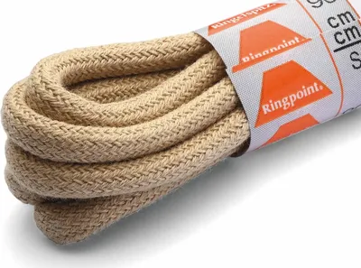Produktbild von RINGELSPITZ - Rund Dick Schnürsenkel – Robuste Schnürsenkel - 90 cm, creme