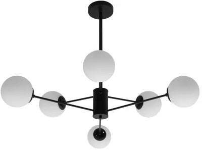 Produktbild von tooLight Pendellampe App262-6C Metall Industriell 6-Arm 6-Lichtquelle E27 100X100X70Cm