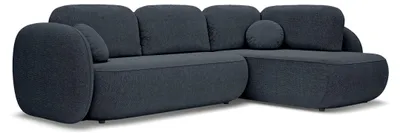 Produktbild von Ecksofa mit Schlaffunktion Olemo rechts Nachtazur