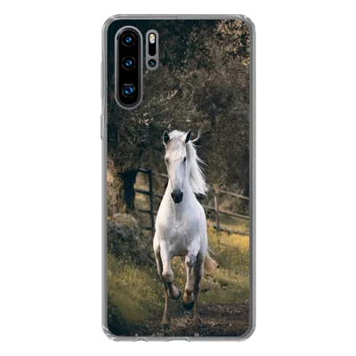 Produktbild von MuchoWow® Handyhülle Schutzhülle Hülle für Huawei P30 Pro Pferd - Natur - Schlamm Silikon Softcase Handy Hülle - Schutzdeckel