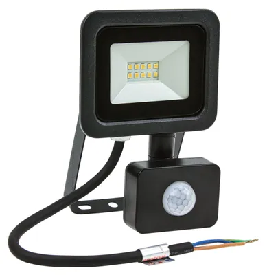 Produktbild von NOCTIS LUX 2 SMD 230V 10W IP44 WW Fluter schwarz mit Sensor