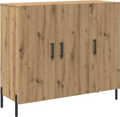Produktbild von "2026 MODERNE"Sideboard - elegante Design - Mehrzweckschrank - Artisan-Eiche 90 x 34 x 80 cm Holzwerkstoff - Kommoden CC6975460