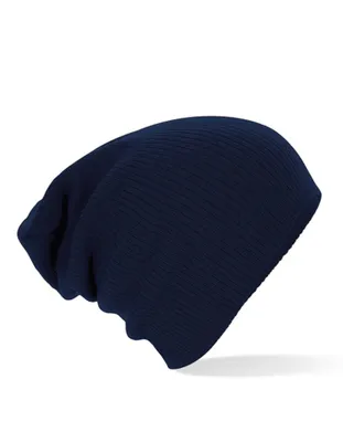 Produktbild von Beechfield B461 | Slouch Beanie Wintermütze - Farbe: French Navy - Größe: One Size