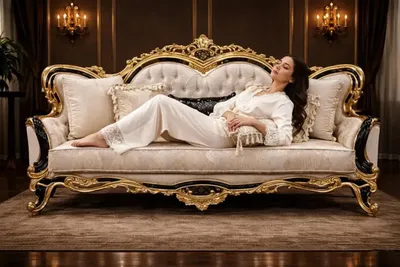 Zdjęcie produktu dla Klasyczna sofa trzyosobowa – komfort w Twoim domu