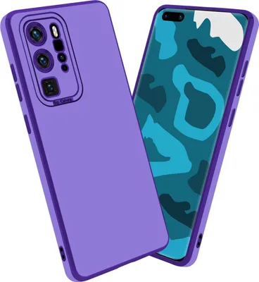 Produktbild von Cadorabo Hülle für Huawei P40 PRO / P40 PRO+ Schutz Hülle in Lila Etui Handyhülle Cover Case TPU Kameraschutz