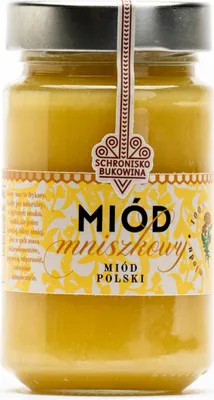 Zdjęcie produktu dla Miód mniszkowy 240 ml/315 gramów -Schronisko Bukowina