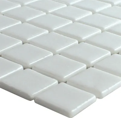 Produktbild von Glas Schwimmbad Pool Mosaik Antonio Weiß