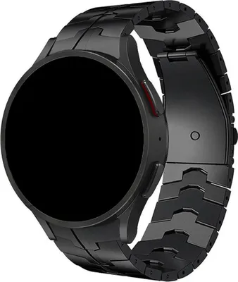 Produktbild von Strap-it Samsung Galaxy Watch 6 Classic 47mm Special Edition Stahlarmband (Schwarz)