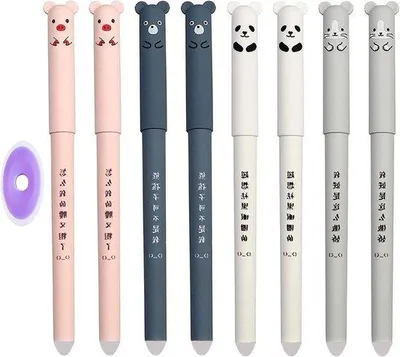 Produktbild von Rollerballpennen 0,35 mm - Wrijvingspennen für Studenten und Büro - Kugelschreiber mit Cartoon-Tieren - Schrein