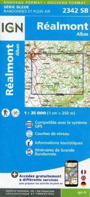 Immagine prodotto di Realmont Alban 1 : 25000