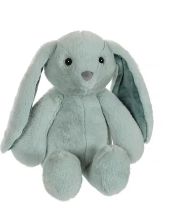 Imagen del producto de Conejo de peluche Trendy Bunny, color verde agua, 28 cm, suave peluche, ideal para abrazar