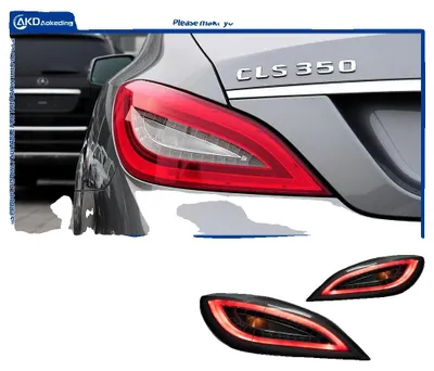 Produktbild von Rücklicht, kompatibel mit BENZ W218 CLS, LED-Technologie, verbesserte Sichtbarkeit, schwarz