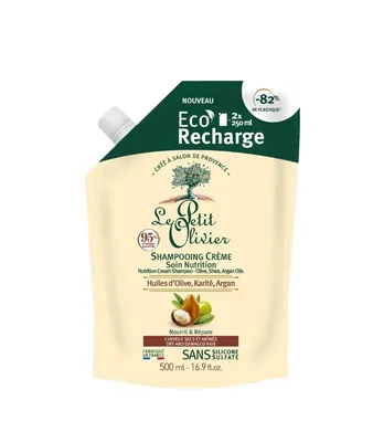 Produktbild von Le Petit Olivier Refill Pflegendes Shampoo für trockenes und strapaziertes Haar, 500ml