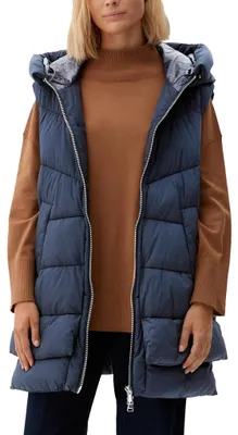 Produktbild von s.Oliver Damen 2119376 Weste ärmellos, BLUE, XL