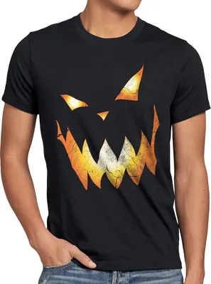Produktbild von style3 Kürbiskopf Halloween Herren T-Shirt