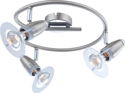 Produktbild von Globo Lighting Strahler Metall verchromt, 3x E14 R50