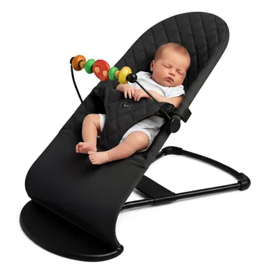 Produktbild von Babywippe - Babyschaukel mit Spielbogen - baby bouncer - wipstoel - Black