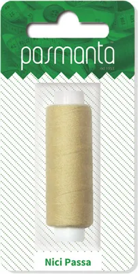 Image de Fil universel pour couture main et machine Pasmanta 200 cm - Crème