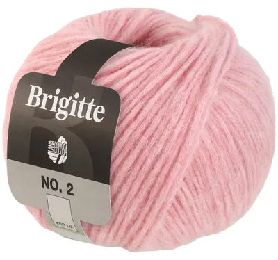 Produktbild von Lana Grossa BRIGITTE NO. 2 Wolle 50 g 140 m Alpaka Baumwolle Strickgarn Farbe 054 - Rosa