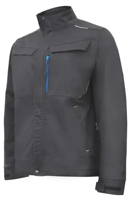 Produktbild von Arbeitsjacke Herren schwarz Gr. L (52) Högert Technik, 58% Baumwolle/40% Polyester, elastisch, viele Taschen – REEETZ Arbeitsjacke Berufsbekleidung
