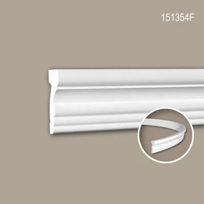 Produktbild von PROFHOME 151354F flexible Wand- und Friesleiste Stuckleiste Zierleiste 2 m