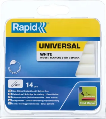 Produktbild von Rapid 40107355, 14 Stück(e), Sichtverpackung, 150 g, 135 mm, 118 mm, 19 mm