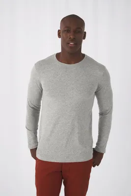 Produktbild von B&C Mens organic Inspire long-sleeved T-shirt