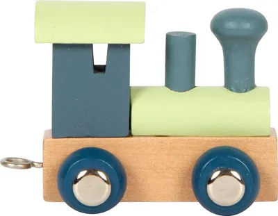 Produktbild von Buchstabenzug Polar Lokomotive birke & schieferblau