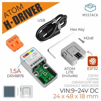 Produktbild von M5Stack ATOM H-Bridge Treiber Kit (DRV8876)