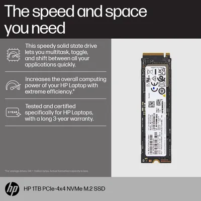 Produktbild von HP - SSD - 512 GB - intern - M.2 2280 - PCIe 4.0 x4