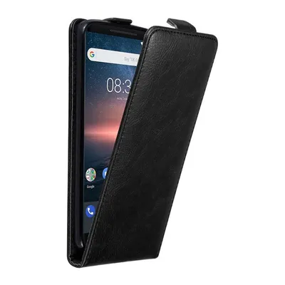 Obrázek produktu pro Cadorabo Case for Nokia 8 Sirocco Protective Cover in Black Flip Case Obal na mobilní telefon