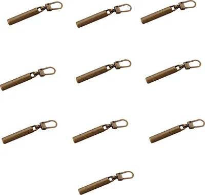 Produktbild von INF Reißverschlussanhänger (10er-Pack) Bronze