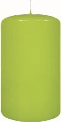 Produktbild von Stumpenkerzen Lime 8 x 8 cm, 4 Stück