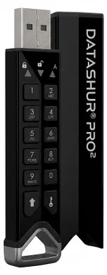 Immagine prodotto di iStorage datAshur PRO2 USB-Stick 32 GB USB Typ-A 3.2 Gen 1 (3.1 Gen 1) Schwarz