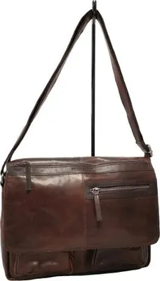 Zdjęcie produktu dla Spikes & Sparrow Business Bag Leder Flap D.Brown SP-1031 BR59