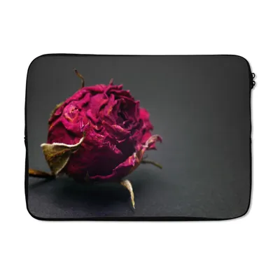 Produktbild von MuchoWow® Laptop Hülle 13 Zoll Rosen - Farbton - Rot Laptoptasche - Laptophülle - Sleeve - Rundumschutz