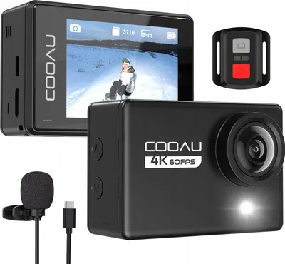Produktbild von Sport Kamera 24Mpx Wifi 4K 60Fps Eis Wasserbeständig 40M + Batterie