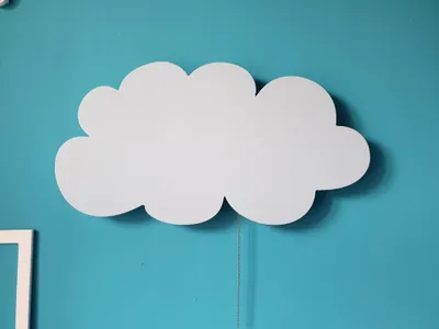 Produktbild von Batteriebetriebene LED-Wolken-Nachtlampe