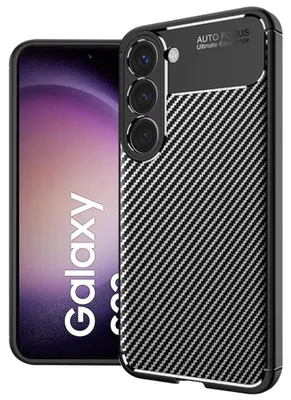 Obrázok produktu pre Techsuit CarbonFiber kryt na Samsung Galaxy S23 – čierny