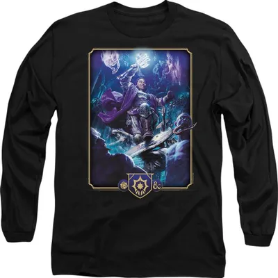 Obrázek produktu pro Dungeons & Dragons - "2024" tričko pro muže/dámy, uni, s dlouhým rukávem TV21898 (XXL) (Černá)