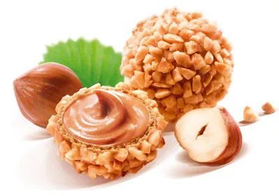 Nahaufnahme Produktbild Giotto Haselnuss 2 Stangen Gefüllte Haselnuss Gebäckspezialität 43g