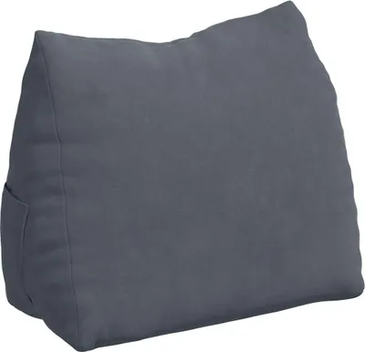 Zdjęcie produktu dla vidaXL Poduszka na plecy ciemnoszara 45 x 20 x 35 cm tkanina sztruksowa