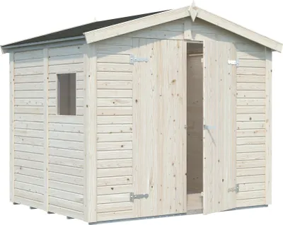 Produktbild von Palmako Gerätehaus Dan 4,5 m² - 16 mm naturbelassen