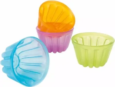 Image de Puddingform 12-tlg., Kunststoff , färbig sortiert, Höhe: 45 mm, ø: 70 mm