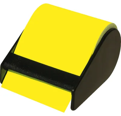 Produktbild von RNK Verlag Haftnotizen-Rolle im Abroller neon-gelb 60 mm x 10 m