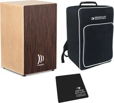 Image de Schlagwerk Cajon kit CBA30SW avec pad d'assise et sac